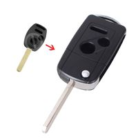 New Keyless Entry Uncut 3 Buttons Replacement Remote Key Fob Shell Case For Honda Odyssey Accord Civic Pilot CR-V Ridgeline CR-z Insight