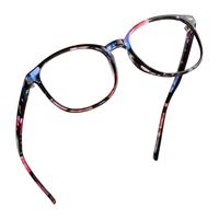 LifeArt Blue Light Blocking Glasses, Anti Eyestrain, Computer Reading/Gaming/TV Glasses for Women, Anti UV, Anti Glare (Floral, 2.25 Magnification)