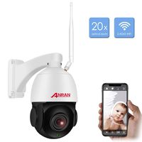 1080P PTZ WiFi Security Home Outdoor Camera,Wireless CCTV IP Surveillance Pan Tilt 20X Optical High Speed Zoom Dome Camera with 32GB SD Card &Two Way Audio,98ft Night Vision,Motion Detection ANRAN