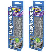 Compac Magic Stone Heavy Duty Cleaning Stick - Advanced Green Technology, Easily Scrubs/Removes Paint, Cement, Encrusted Dirt, Rust, Grease, from Wood, Stone, Ceramic Floor Tiles (2)