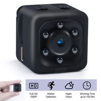 Mini Wireless Camera Action cop Cam - Cameras for Indoor or Outdoor Surveillance, Home Office or Car Video Recorder with 1080p HD Recording and Night Vision - 1 Cubic Inch by i-Mate