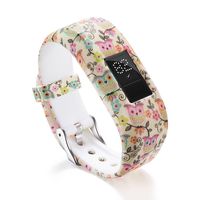 Kanzd Replacemet Silicone Watch Band Strap for Garmin VivoFit Jr/Jr 2 Kids' Fitness (L)