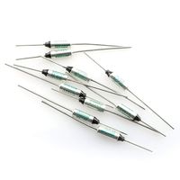 RuiLing 10-Pack Metal Thermal Fuse Thermal Cutoffs for Transformer Motor Electric Industrial Household Appliances Thermal Fuse SF91E-94 Degree Celsius 10A/250V