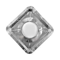 Durable Packaging Square Gas Disposable Foil Burner Bib #6100 (25)