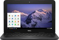 Dell Inspiron 11.6" HD Chromebook, Intel Dual-Core Celeron N3060 up to 2.48GHz, 4GB RAM, 32GB eMMC, HDMI, USB 3.0, Bluetooth, 802.11ac, HD Webcam, Chrome OS - Black
