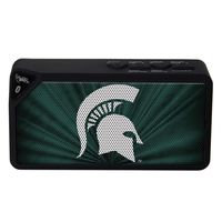 AudioSpice NCAA Michigan State Spartans BX-100 Bluetooth Speaker, Black