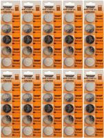 50 x CR2450 Lithium Coin Cell Batteries