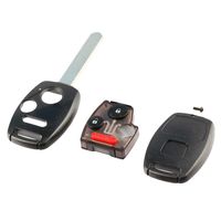 Key Fob Keyless Entry Remote Shell Case & Pad fits Honda Fit Odyssey Pilot Ridgeline (CWTWB1U545, OUCG8D-380H-A)