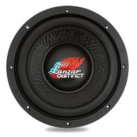 Lanzar Car Subwoofer Audio Speaker - 10in Black Non-Pressed Paper Cone, Die Cast Aluminum Basket, 4 Ohm Impedance, 1000 Watt Power and Rubber Surround for Vehicle Stereo Sound System - DCTS104