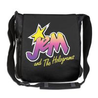 LOTWOF Jem and The Holograms Comic Logo Shoulder Bag Outdoor