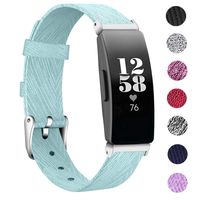 EZCO Bands Compatible with Fitbit Inspire HR & Inspire, Woven Fabric Breathable Watch Strap Quick Release Replacement Wristband Accessories Women Man Compatible with Inspire Smart Watch