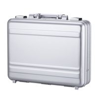 Tokers Metal briefcases for men Aluminum Attache cases Gun Metal 14 Inch 14.5X10.6X4.5inch