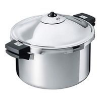 Kuhn Rikon DUROMATIC Pressure Cooker 11" 8.45 qt family of 6 wide base for better braising