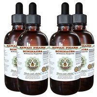 Echinacea Alcohol-Free Liquid Extract, Echinacea (Echinacea Purpurea) Dried Root Glycerite Herbal Supplement 4x4 oz
