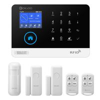 DIGOO HOSA 2G Wireless Home and Business Security Alarm System, 433MHz GSM&WIFI Smart Security System DIY Kits, Burglar Alarm With Full Touch Screen,Auto Dial and APP Remote Control