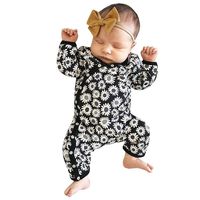 Sharemen Newborn Baby Boy Girl Letter Long Sleeve Romper Bodysuit Outfit Clothes (0-6 Months, Black11)