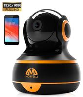 [2020] FullHD 1080p WiFi Home Security Camera Pan/Tilt/Zoom, Two-Way Audio - Smart App, Support Alexa - Wireless IP Indoor Surveillance - Night Vision, Dome Remote Baby Monitor, Pet, iOS, Android