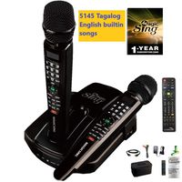 2019 ET23PRO WIFI Magic Sing Karaoke Two Wireless Mics 12,000 English +1 Year Subscription for Tagalog Hindi Spanish Russian Vietnamese Japanese Korean songs & more