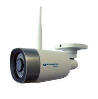 Microseven(2019)HD 1080P/30fps [WiFi+PoE] Two-Way Audio,Built-in Amplified Mic &Speaker, Alexa,Outdoor IP Camera,128GB Slot, Day&Night(IR lights On/Off), Web GUI&Apps,VMS,Free 24hr Cloud Storage,Onvif