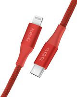 USB C to Lightning Cable,[MFi Certified]Fantany 6.6ft Lightning to USB-C Fast Charging&Sync Cable Compatible with iPhone 11,11 Pro,11 Pro Max,XS,XS Max,XR,X,8 Plus,iPad Mini,Airpods (Coral-1Pack)