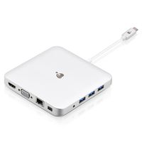 IOGEAR Compact USB-C Docking Station with PD Pass-Thru (GUD3C03)