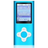 G.G.Martinsen Blue Versatile MP3/MP4 Player with a 16GB Micro SD Card, Support Photo Viewer,