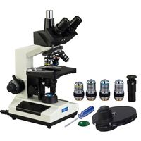 OMAX 40X-2000X Trinocular Compound LED Microscope with Phase Contrast Kit