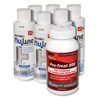 A/C Drain Pan & Drain Line Maintenance Kit, (6) 8 oz. Nu-Line Drain Cleaner (200) PT-200 PROTREAT ProTreat Tablets