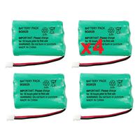4 Fenzer Rechargeable Cordless Phone Batteries for V-Tech Model 27910 Cordless Telephone Battery Replacement Packs