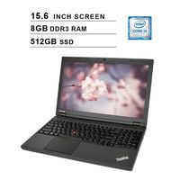 2019 Newest Premium Lenovo Thinkpad T540P 15.6 Inch Laptop (Intel Dual Core i5-4200M up to 3.1GHz, 8GB DDR3L RAM, 512GB SSD, Intel HD 4600, DVD, WiFi, Windows 10 Pro) (Renewed)