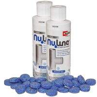 (2)-Pack NuLine NL1 HVAC Condensate 8 Ounce Nu-Line Drain Cleaner Plus (30) PT-200 Pan Tablets