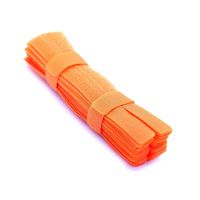 SAISN 50pcs Reusable Cable Ties Cord Fastening Cable Organizer Management 7 Inch (Orange)