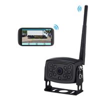 Wireless Car Backup Camera for Trucks/Rvs/Trailers/Campers,The Latest Technology WiFi Backup Camera IP69K Waterproof Wide Angle Rear View Camera Works with Smartphone, Tablet, iPhone and iPad