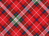 Tartan Wrapping Paper (Bright Red Tartan Plaid Gift Wrap) for Christmas & All Occasions, 24" x 20 FT ROLL
