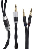 KK Cable PR-T Compatible Upgrade Audio Cable Replacement for Earphone Cable T1 II, T5 Headphone 3.5mm TRS Male Plug to Dual 3.5mm Connector cable, PR-T (4.9ft (1.5M))
