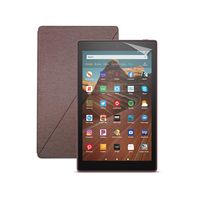 Fire HD 10 Tablet (32 GB, Plum, With Special Offers) + Amazon Standing Case (Plum) + Nupro Screen Protector (2-pack)
