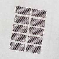 Rectangle Match Strikers 1.00" x 2.00" - Honeycomb Pattern