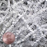 Crinkle Cut Paper Shred | White| 10 lb.