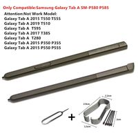 FXDTECH P580 P585 Stylus S Pen Replacement Parts for Samsung Galaxy Tab A 10.1 2016 SM-P580 P580 P585 Stylus S Pen +Replacement Tips/Nibs Black