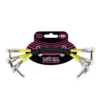 Ernie Ball Instrument Cable, Black, Flat 6 in