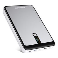 POWERADD Pilot Pro 5 60W Power Delivery 30000mAh Power bank Dual USB Port (5V2.4A and QC3.0) 9V-20V DC Output with Digital OLED Display for Smartphones, Tablets, Notebook, Chromebook, Macbook and More