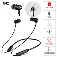 EXO Audio Wireless Earbud Headphones (Apex, Black)