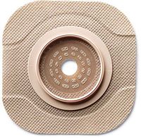 5011203BX - New Image CeraPlus 2-Piece Cut-to-Fit Tape Border (Extended Wear) Barrier Opening 1-3/4 Stoma Size 2-1/4 Flange Size