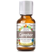 Pure Gold Camphor Essential Oil, 100% Natural & Undiluted, 30ml