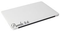 Laptop MAC - Proverbs 3:6 Religious Apple MacBook Funny Decal - Matte Black Skins Stickers