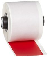 Brady PTL-43-439-RD TLS 2200 and TLS PC Link 1.9" Width x 50' Height, B-439 Permanent Vinyl, Matte Finish Red Label