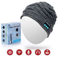 Sunnywoo Bluetooth Beanie Hat, Wireless Smart Headphone Premium Knit Cap with Speaker & Mic, Unisex Headset Musical Cap for Outdoor Sports