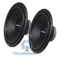 Pair of Rockford Fosgate R1S412 400 Watts 12" Single 4-Ohm Subwoofers