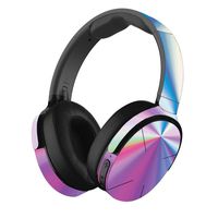MightySkins Skin Compatible with Skullcandy Hesh 3 Wireless Headphones - Rainbow Zoom | Protective, Durable, and Unique Vinyl wrap Cover | Easy to Apply, Remove, and Change Styles | Made in The USA