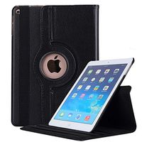 Jennyfly iPad Pro 12.9 inch 2015 Case,360 Degree Rotating Soft TPU Protective Cover for 2015 iPad Pro 12.9 - Black